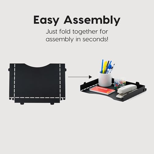 IRIS Bandeja de metal para cartas dos EUA, pacote com 4, suporte para carta/arquivo A4, documentos d