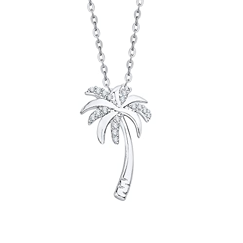 The Most Fashionable Silver Palm Tree Necklace Of The Season