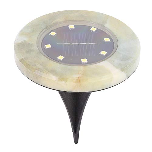 Under Ground Lamp Solar Power Buried Light 8 LED Ground Lights Outdoor Solar Power Under Ground Lamp Garden Decking Lamps for Garden Decking Outdoor Use