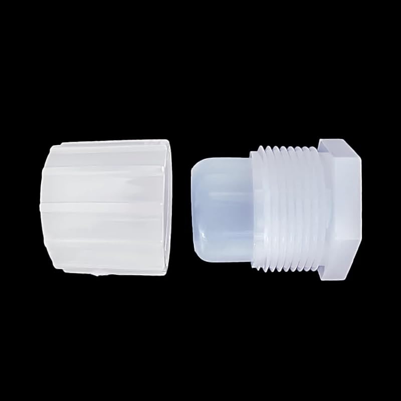 Tapón acampanado PFA - Tapón de sellado de tuberías de plástico for uso en laboratorio - Paquete de 1(1in(25.4x22.2mm))