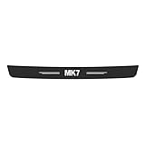 1PC voiture pare chocs garde protecteur plaque autocollant compatible avec Volkswagen VW Golf 7 4 5 6 3 2 8 MK8 MK7 MK6 MK5 MK4 MK3 MK2 POLO accessoires (Color : Black White, Size : MK7)