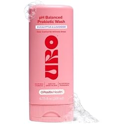 URO pH Balanced Probiotic Wash for Vaginal Odor, Eucalyptus – 6.75 oz