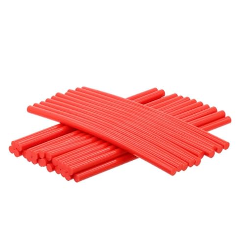 AWSPLASTIC Colla a Caldo Rossa Professionale PDR per Ventose Estrattori Levabolli Confezione 1 Kg - 32 Stick 11x300 mm