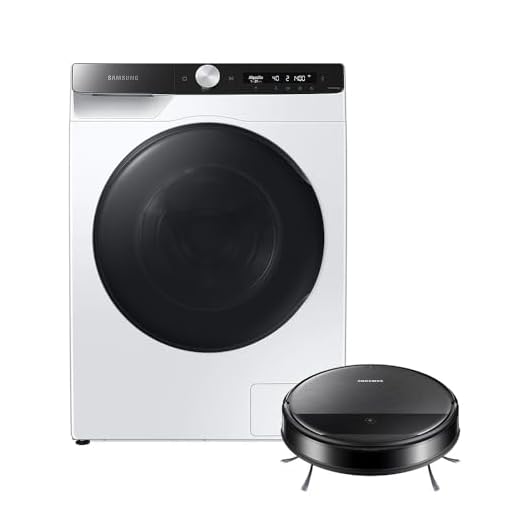 Samsung Kit Lava E Seca Inteligente Wd11T Branca 220V+ Aspirador Robô 2 em 1 com Wi-Fi Vr5000 Kit