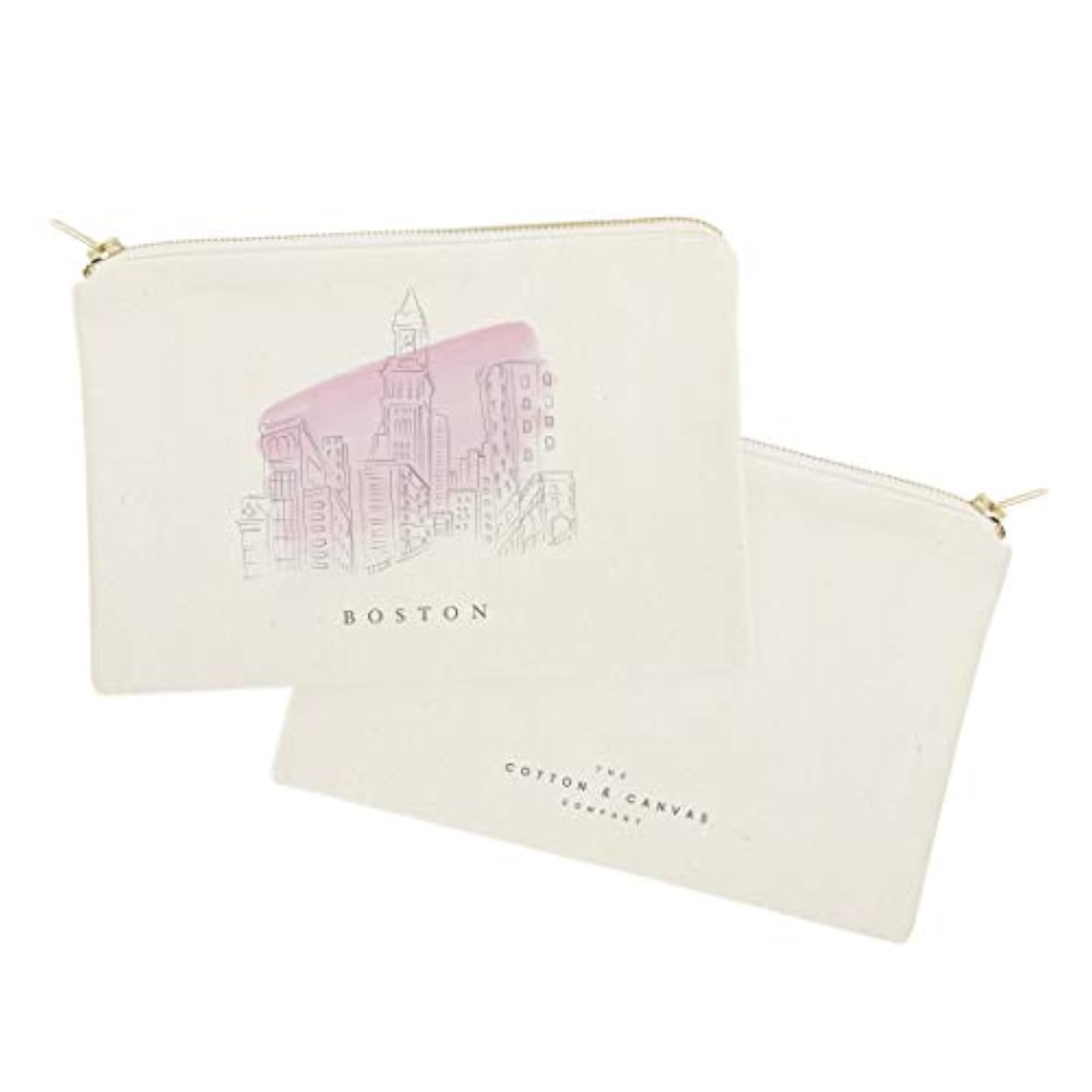 Boston Cityscape Cosmetic Bag and Travel Pouch