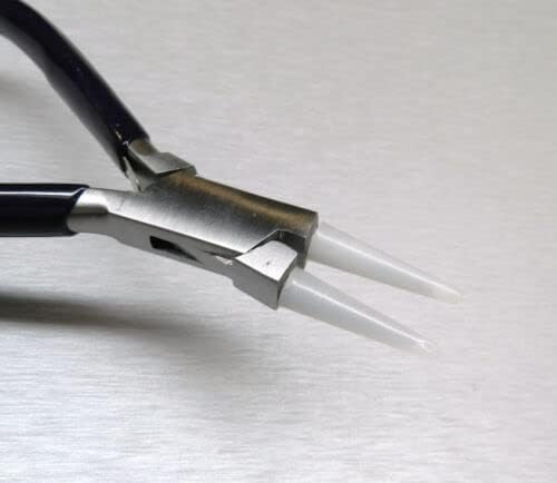 Round Nose Pliers Nylon Jaw 5-3/4" Jewelry Bead Wire Working Forming Wrapping for Jewelry Making Wire Forming Wrapping and Bead Work and More By JTS