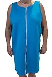 Blue Hug Shower Garment – ¾ Length Neoprene Disabled/Youth/Elderly Bathing Gown for Assisted Bathing - (Medium)