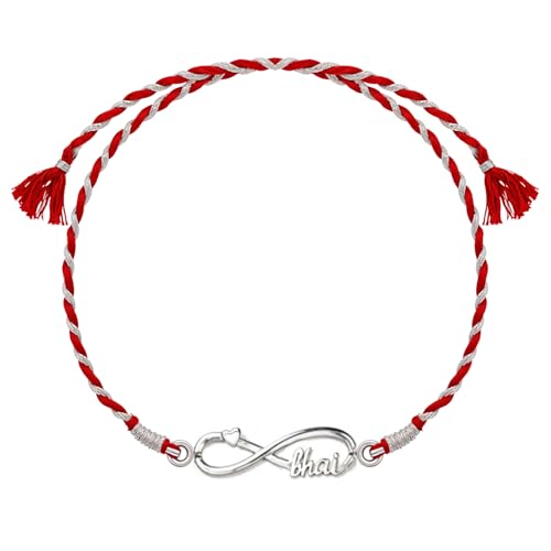 Image of HighSpark 925 Silver Rakhi for Bhai | Stylish Cool Bro Rakhi for Boys & Men | Lovely Gift