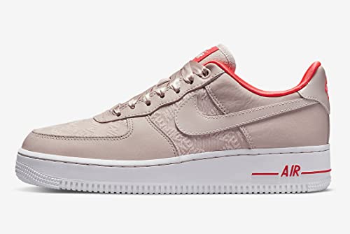 Image of Pink Leather Air Force 1 '07 Womens Lifestyle Shoes by Nike