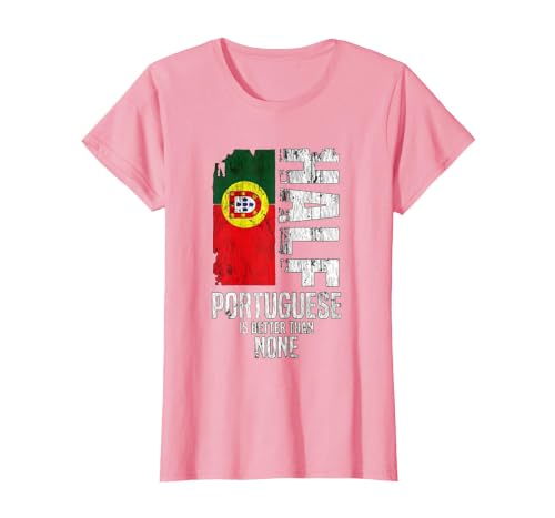 Portugal Tshirt, Portuguese Clothes, Portugal Shirts Women T-Shirt, Women, Pink, Small