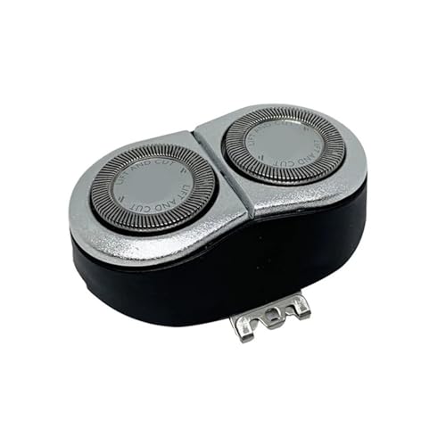 Cabezal de repuesto for afeitadora ABKR, compatible con Philips, Norelco HQ6070, HQ6071, HQ6073, HQ6075, HQ6076, HQ6090, HQ6095 y HQ9070. Cuchilla de afeitar negra.