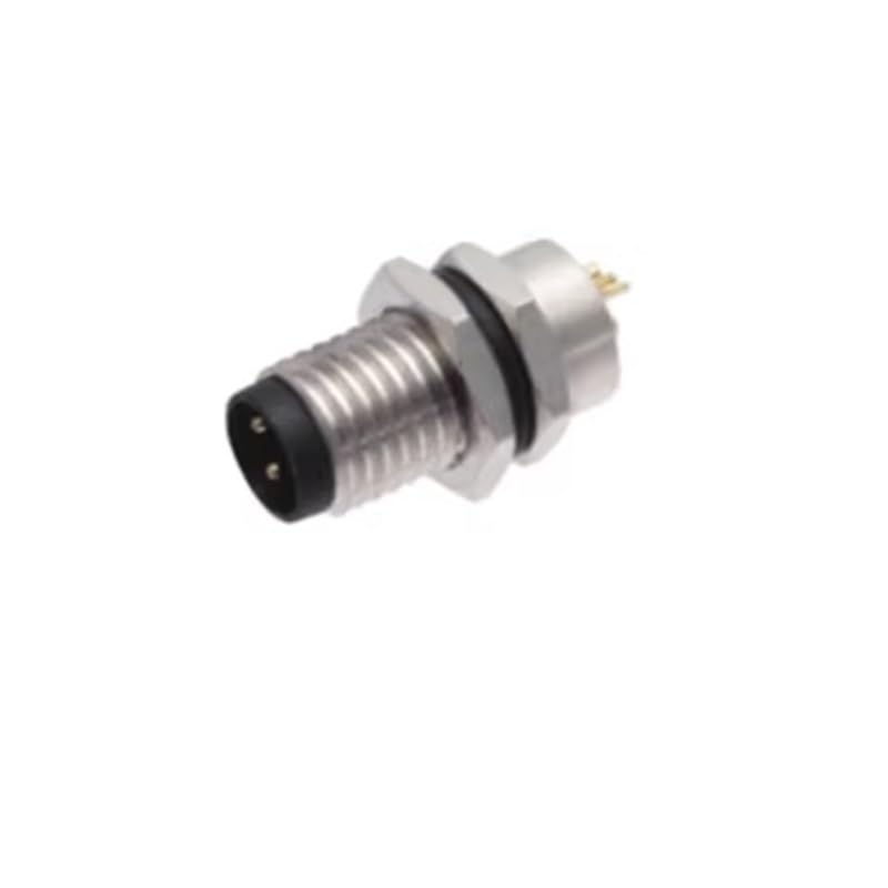 Conector de aviación M8 con opción 2 a 8 pines