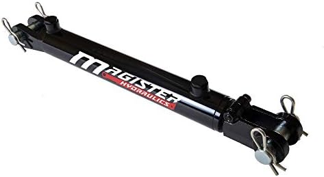 Magister Hydraulic Cylinder 2" Bore x 30" Stroke, Welded Hydraulic Ram with Clevis Ends, Double Acting Hydraulic Piston 3500 PSI (WCL 2x30)