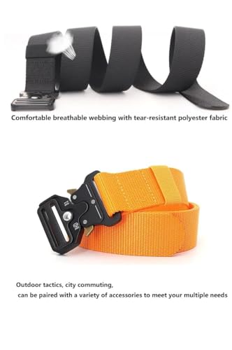 Belt for Men, 1.5" Nylon Web Work Belt with Quick Release Heavy Duty Buckle4