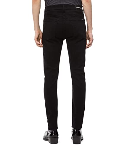 Calvin Klein Men Skinny Fit Jeans, Black, 34W X 30L #TOP1
