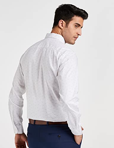 Image of Diverse Men's Cotton Printed Full Sleeve Regular Formal Shirt