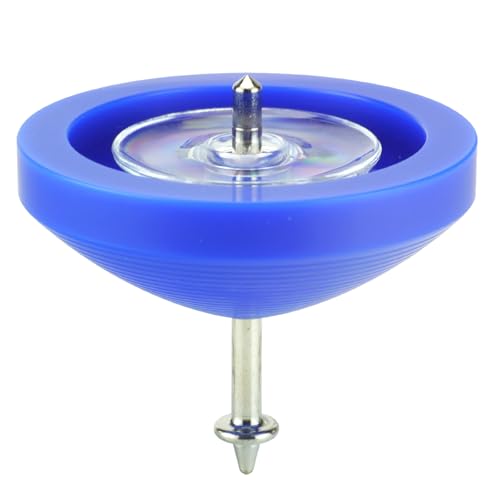 世界大会認定こま ハヤブサ こまひも1本付き 角軸 (V7 ブルー)のサムネイル