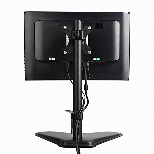 SIMPLETEK Supporto Base Braccio da Tavolo SCRIVANIA Stand Staffa Universale per TV E Monitor Fino A 8KG da 13" A 32" Regolabile in Altezza con Attacco VESA 75 100 75X75 100X100 in Alluminio