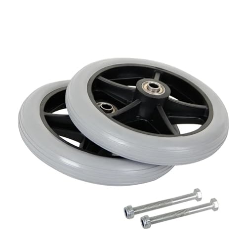 2�� 7�C���` �Ԉ֎q�L���X�^�[ ���^�J�[�g ���[���[ �֎q�O�� �����p ���a8MM(2PCS Black)