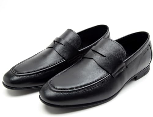 Image of Thomas Crick Slip-Resistant Rubber Sole Lightweight Soft Leather Loafers