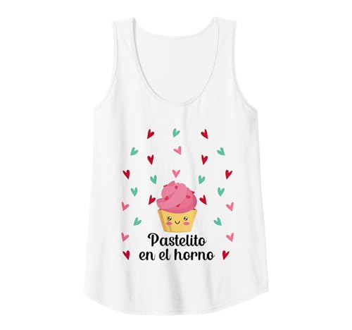 Mujer Anunciar el embarazo es divertido El bebé está llegando 2022 Camiseta sin Mangas