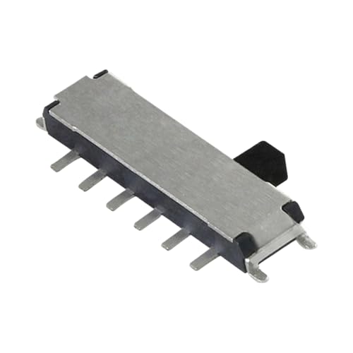 Interruptor deslizante 6 pines 12C01 horizontal selector 2 posiciones PCB 2