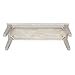 International Concepts Farmhouse Bench, 47-Inch Wide, Solid Parawood, Unfinished