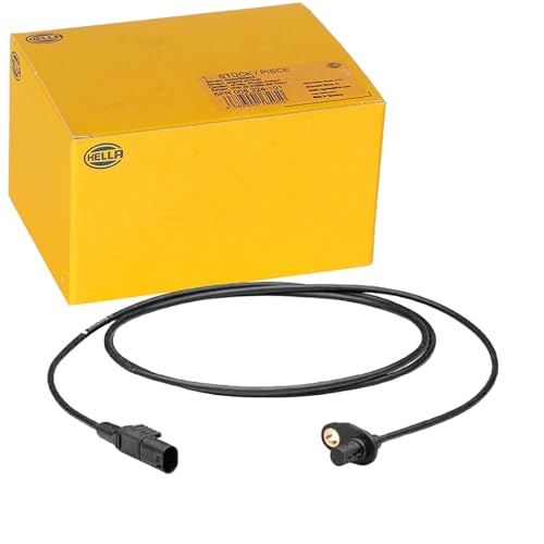 Capteur vitesse de roue arrière HELLA pour remplacement liaison ABS 2 pôle