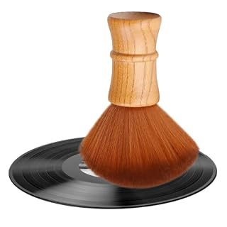 Tertullus Vinyl Records Cleaner Brush, Fine Fiber Anti Static Record Brush Wooden Vinyl LP CD Dust Remover Accessories - Les Beatles, Paul McCartney, John Lennon, RIngo Starr, George Harrison
