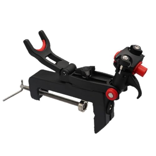 Supports de canne à pêche pivotants à 360° avec pince premium pour bateau