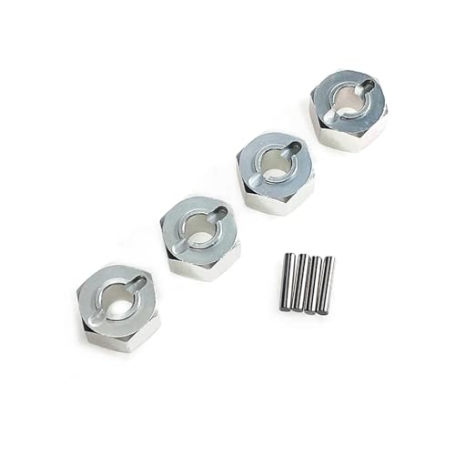 RC�J�[���i For MJX For Hyper Go 14210 14303 16207 16208 1/14 1/16 12 �~�����[�g�������A�_�v�^�Z�p�R�l�N�^ RC �J�[�z�C�[���Z�p�s��(Silver)