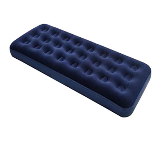 Image of Polyvinyl Chloride (PVC) Flocked Pvc Air Bed King Size Navy Blue (185X76X22 Cm) 67000, Single