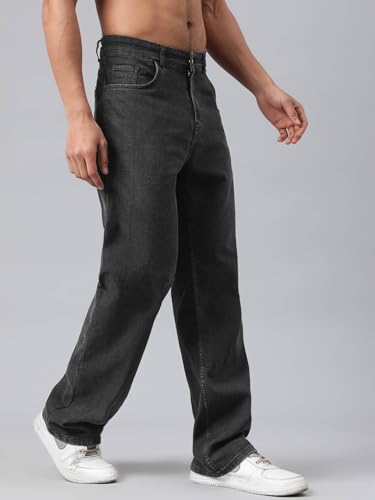 Image of KOTTY Men's Straight Fit Jeans with Classic 5-Pocket Design