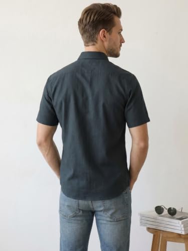 Image of Leriya Fashion Men Formal Shirts for Man Half Sleeve Polycotton Shirts