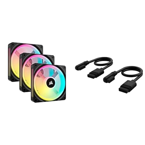 Ventilateur haut de gamme CORSAIR iCUE LINK QX120 RGB avec roulement magnetique noir