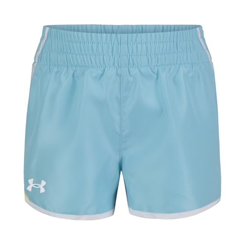 Short Under Armour UA Glitched Leopard Fly by respirant fille