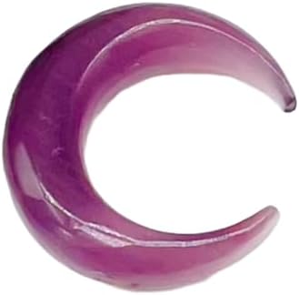 Purple Cat’s Eye Stone Tribal Septum Crescent Pincher | Handmade Body Piercing Jewelry | Stone Septum Ring | Boho Tribal Nose Jewelry