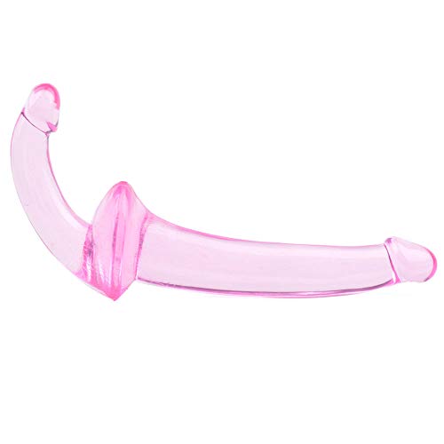 BeHorny Strapless Strap On Double Ended Dildo Dong Realistic Penis Anal Sex Toy for Lesbian