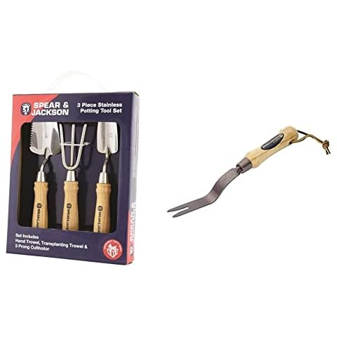 Spear & Jackson Potting Tool Set & Daisy Grubber Cover