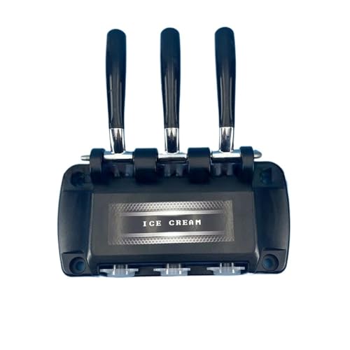 A Set Of Head Front Panel Valve Block Spare Parts,Compatible With Vevor Soft Ice Cream Machines 3 Hand Levers,Compatible With YKF Replacement Accessories