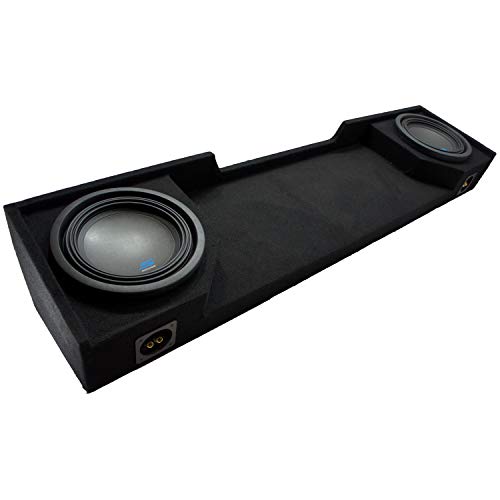 American Sound Connection Compatible with 1988 1989 1990 1991 1992 1993 1994 1995 1996 1997 Chevy CK Silverado Ext Truck Alpine S-W10D2 Type S Car Audio Subwoofers Custom Dual 10