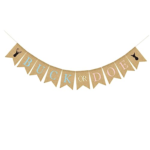 CHILDWEET 1 Pc Bautismo De Bebé Latte Art Revelar Telón De Fondo De Revelación De Género De Venado Del Empavesado Del o De La Cierva Fiesta Empavesado De Fútbol Oso Chico Lino