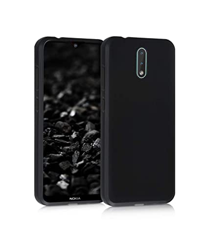 Image of Mobile Back Cover Case for Nokia 2.3 (Silicone Case|CameraProtection|Black SC1510)