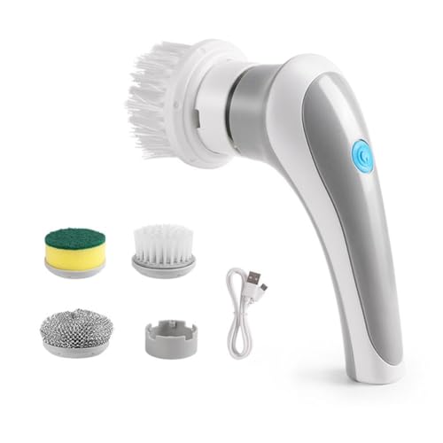Hiessgozy Electric Spin Scrubber,2025 New Electric Scrubber For Cleaning,Electric Cleanning Scrubbe Spin Scrubber,Power Brush,Handheld