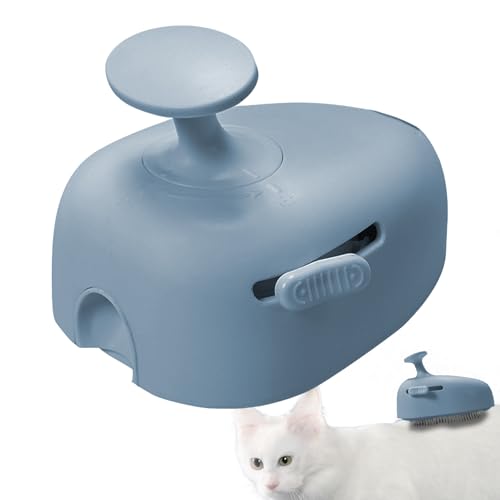 Cepillo de vapor para gatos con función eléctrica y masaje antiestático
