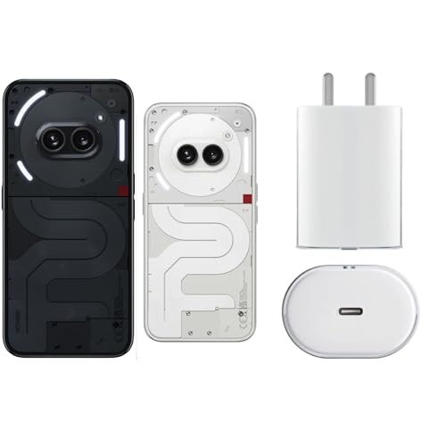 Image of Original 45W Type C Fast Charger Adapter Compatible with Nothing Phone 2a Plus /Phone 2A / Phone 2 / Buds /Ear Stick, Upto 50W Power Charger for Mobile, 45 W USB C Charging Adaptor