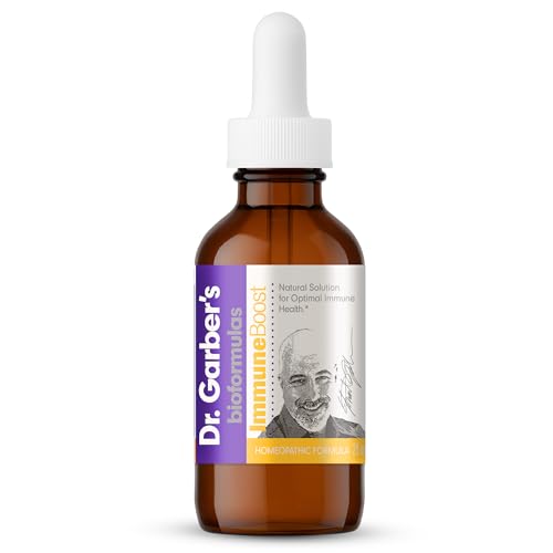 Dr. Garber's Natural Solutions Immune Boost Health Oral Drops - Gemmotherapy Liquid Supplement to...