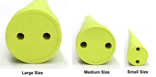 Universal Hydraulic Oil Line Service Rubber Plugs and Caps Kit, 2 Large, 4 Medium Size, 4 Small, Round