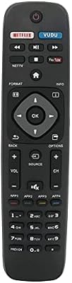 NH500UP Replace Remote for Philips TV 50PFL5601/F7 65PFL5602/F7 55PFL5602/F7 50PFL5602/F7 43PFL5602/F7 32PFL4902/F7 40PFL4901/F7 43PFL4901/F7 50PFL4901/F7 43PFL4902/F7 65PFL6902/F7 55PFL6902/F7