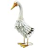 Metal duck garden statue outdoor duck decor yard art sculpture for home lawn backyard porch patio decoration  urban country home decor
